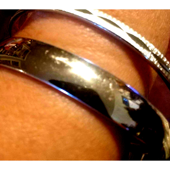 2 Beautiful Vtg Silver Monet Bracelets